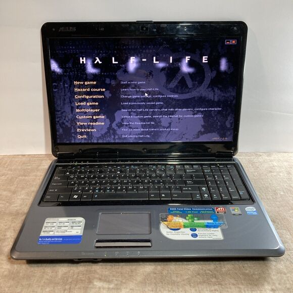 VTG Asus X61S 15.6" – 3GB RAM 60GB SSD Windows XP Pro Retro Gaming Laptop CD/DVD - Picture 3 of 16